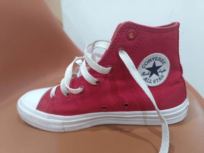 Basket Converse fille rouge - photo numéro 5