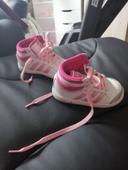 Baskets montantes adidas fille en taille 21