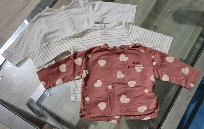 Lot de 3 t-shirts manches longues bébé