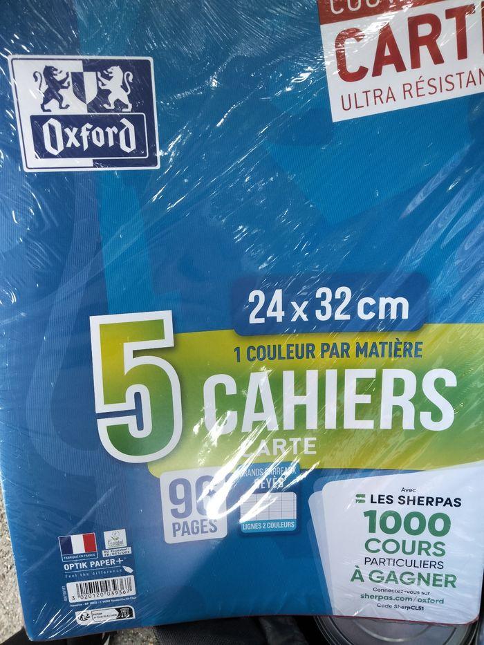 Lot de 20 cahiers 24*32cm 96 pages à 25€ avec le code 
CAHIER30
Le lot passe à 17,50€ - photo numéro 1