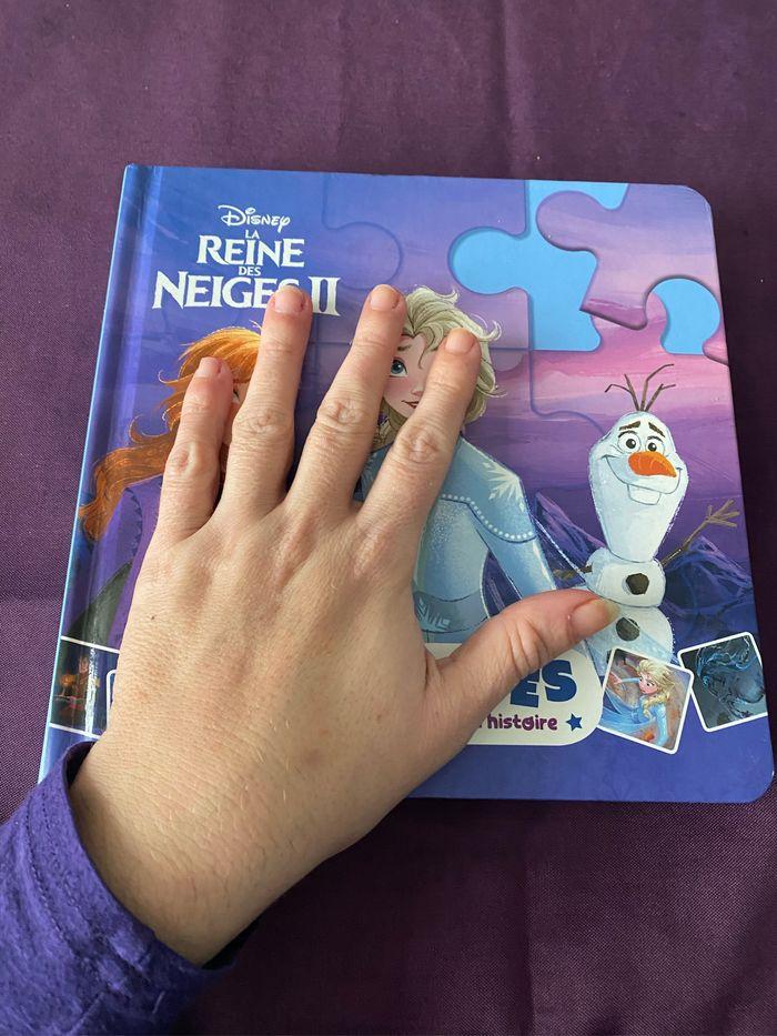 Livre puzzle 5 puzzle reine des neige frozen II Disney - photo numéro 9