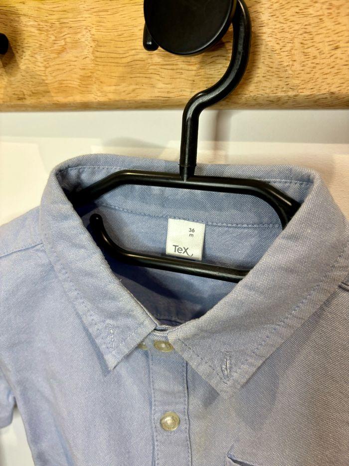 Chemise bleue à manches longues - photo numéro 4