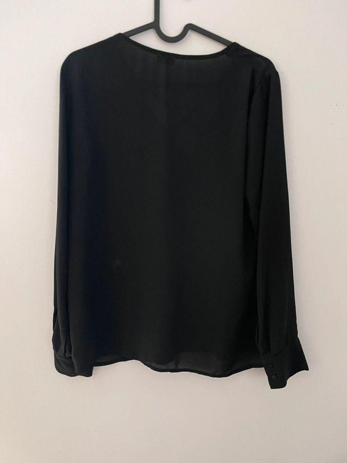 Blouse manches longues noir - photo numéro 2