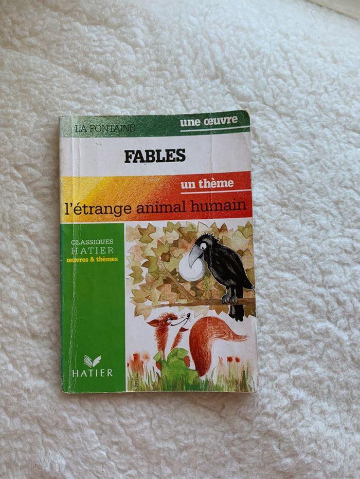 Livre « fables » sur le thème de l’étrange animal humain - photo numéro 1