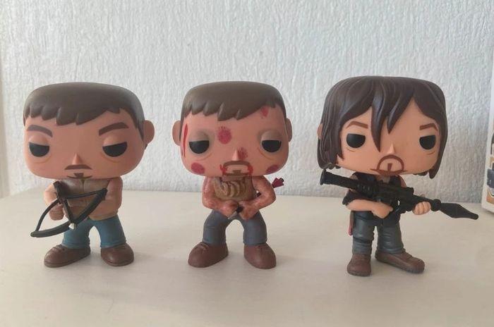 Lot Funko pop Daryl Dixon et sa moto - photo numéro 2