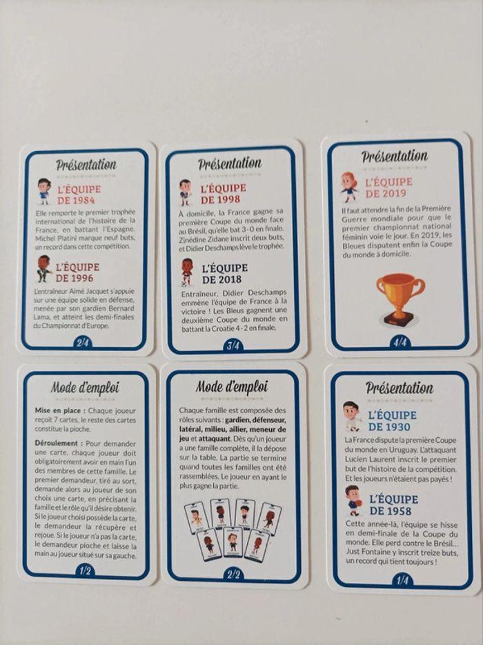 Jeu 7 familles L'équipe de France - photo numéro 6