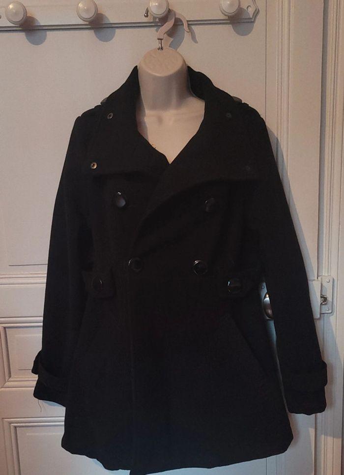 Manteau noir Jennyfer taille M - photo numéro 2