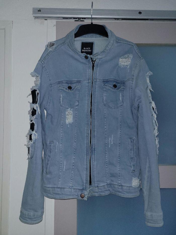 Veste en jeans taille L - photo numéro 4