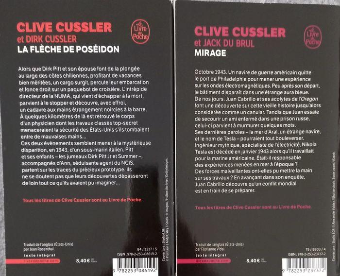 Livres de poche de Clive Cussler - photo numéro 2