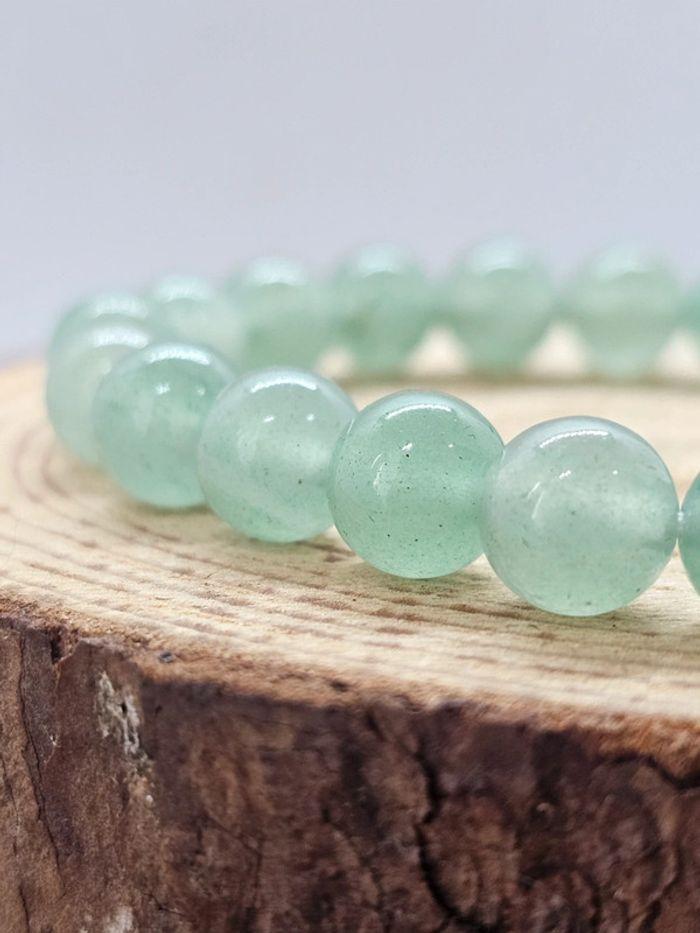 Aventurine verte 8mm Bracelet lithothérapie amour et confiance en soi - photo numéro 1