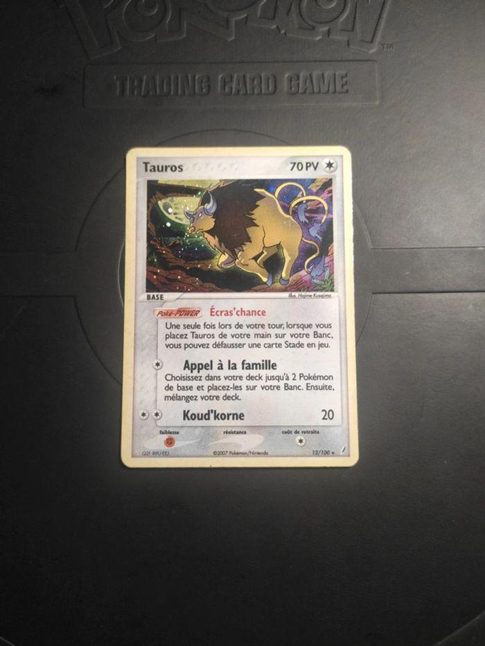 Tauros ex gardien de cristal 12/100 - photo numéro 1