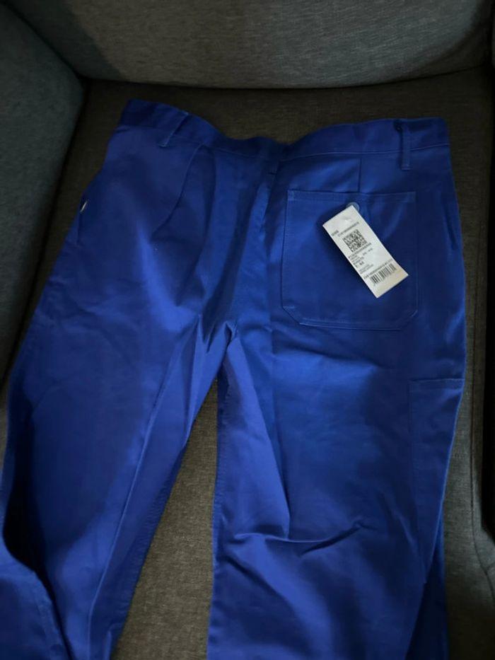 Pantalon bleu de travail - photo numéro 3