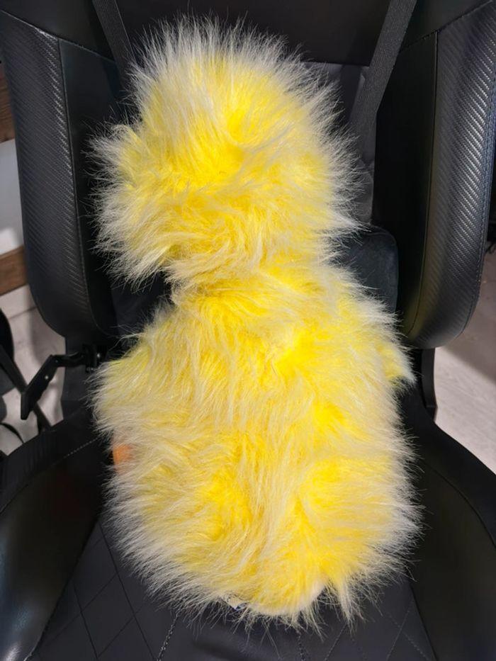 Grande peluche canard oiseau animal jaune Ajena - photo numéro 4