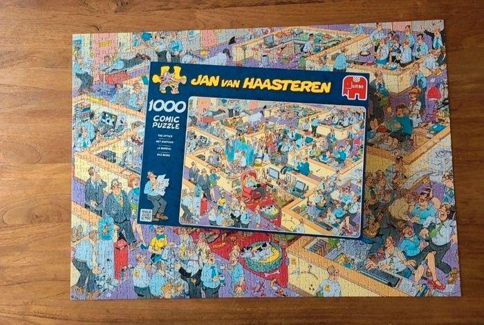 Puzzle jumbo jan van haasteren 1000 pièces 17014 le bureau - photo numéro 1