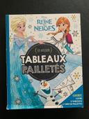 Tableaux pailletés La reine des neiges