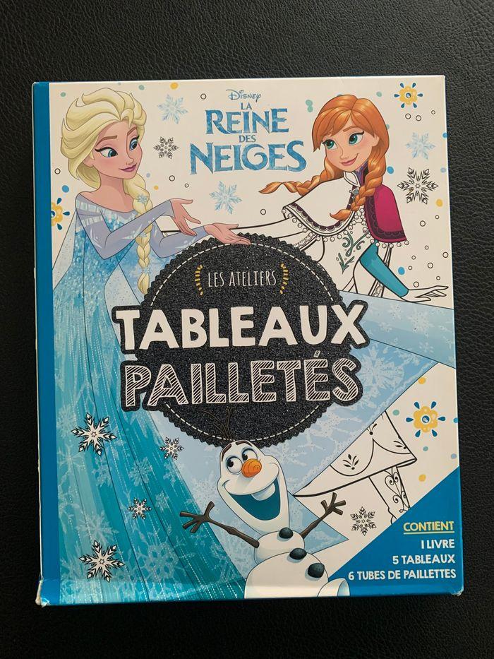 Tableaux pailletés La reine des neiges - photo numéro 1