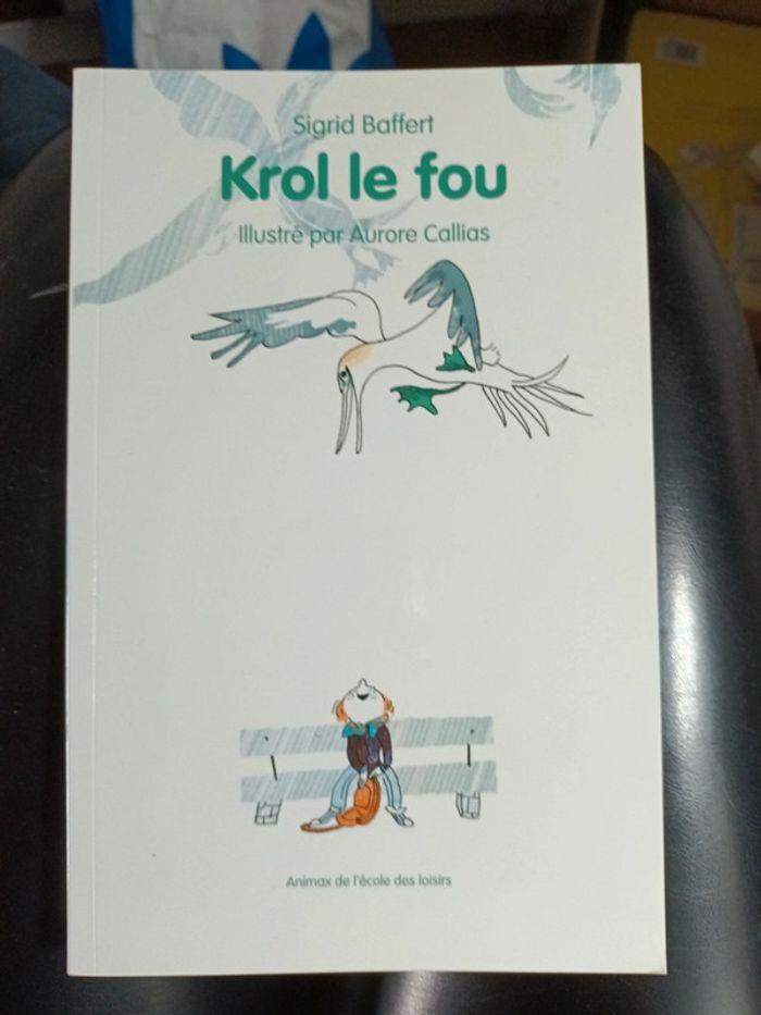 Livre l'école des loisirs Krol le fou - photo numéro 1