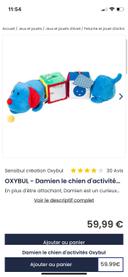 Peluche sensorielle oxybul