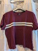 T-shirt bordeaux