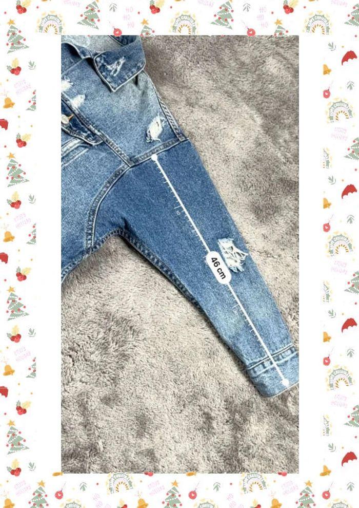 👕 Veste longue en Jeans vintage y2k Bleu Clair Taille M 👕 - photo numéro 5