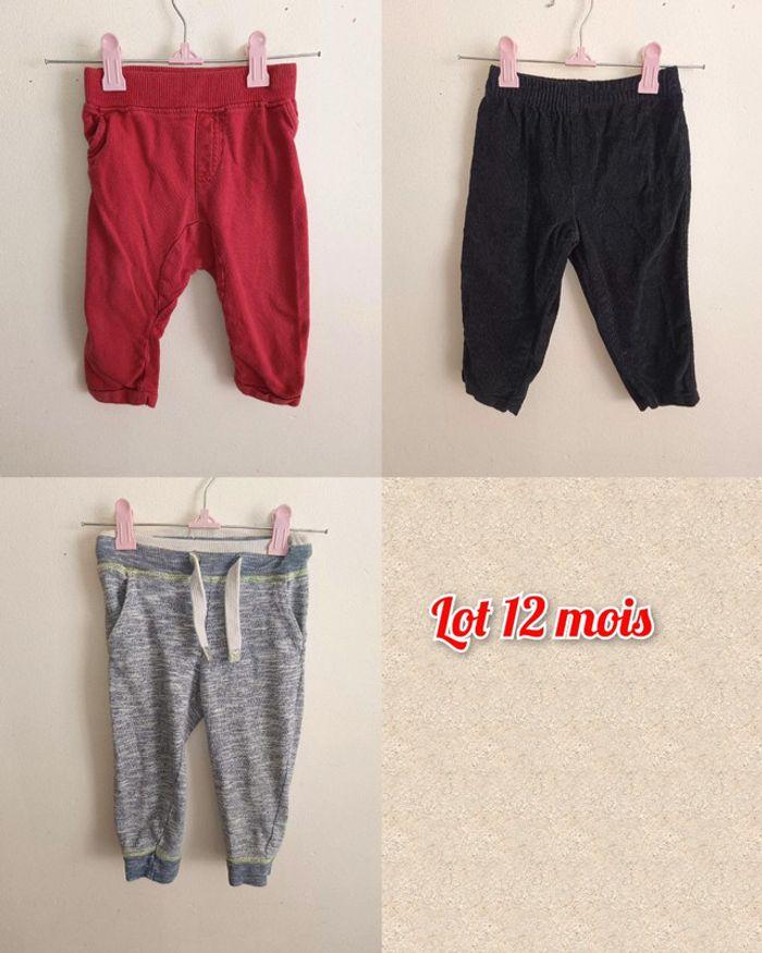 Lot de 3 jogging 12 mois - photo numéro 1