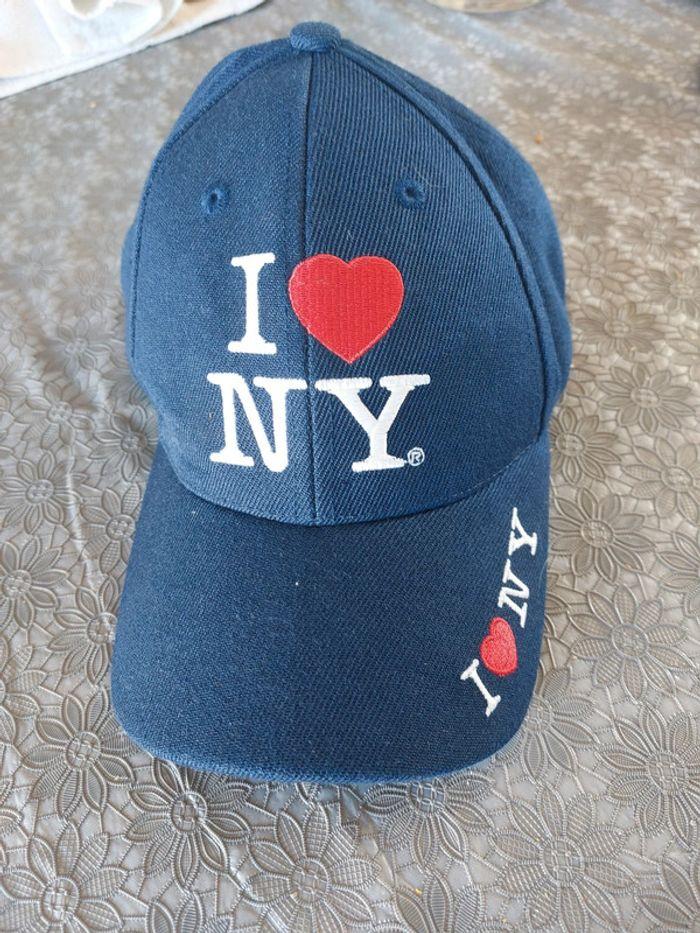 Casquette bleu NY matrix - photo numéro 1