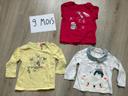 Lot de 3 tee shirts 9 mois