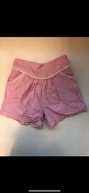 Short noukies vieux rose