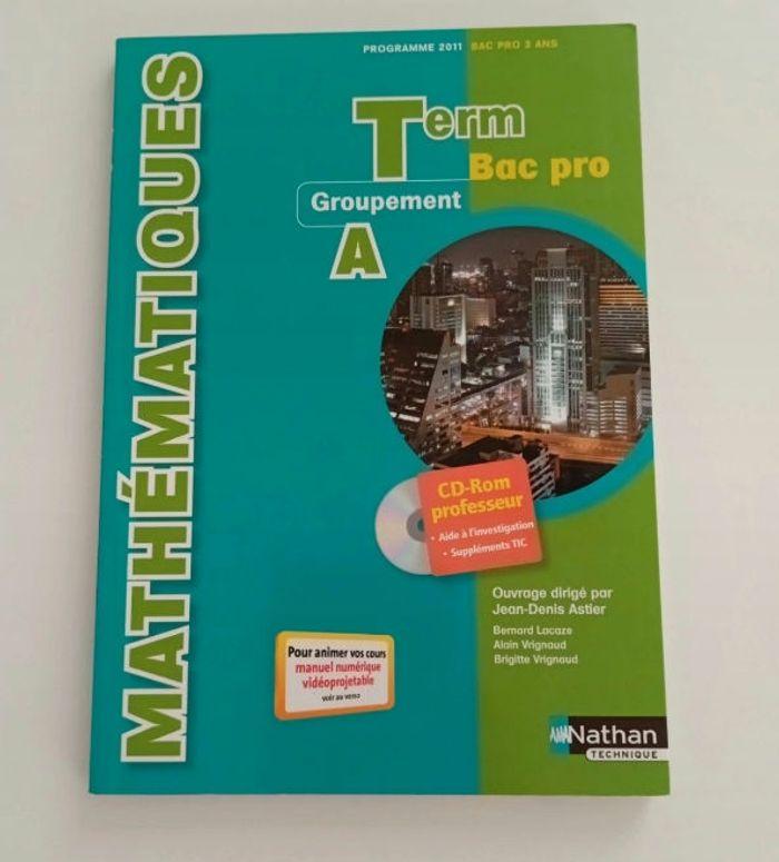 Lot de 10 manuels de mathématiques en lycée pro - photo numéro 6