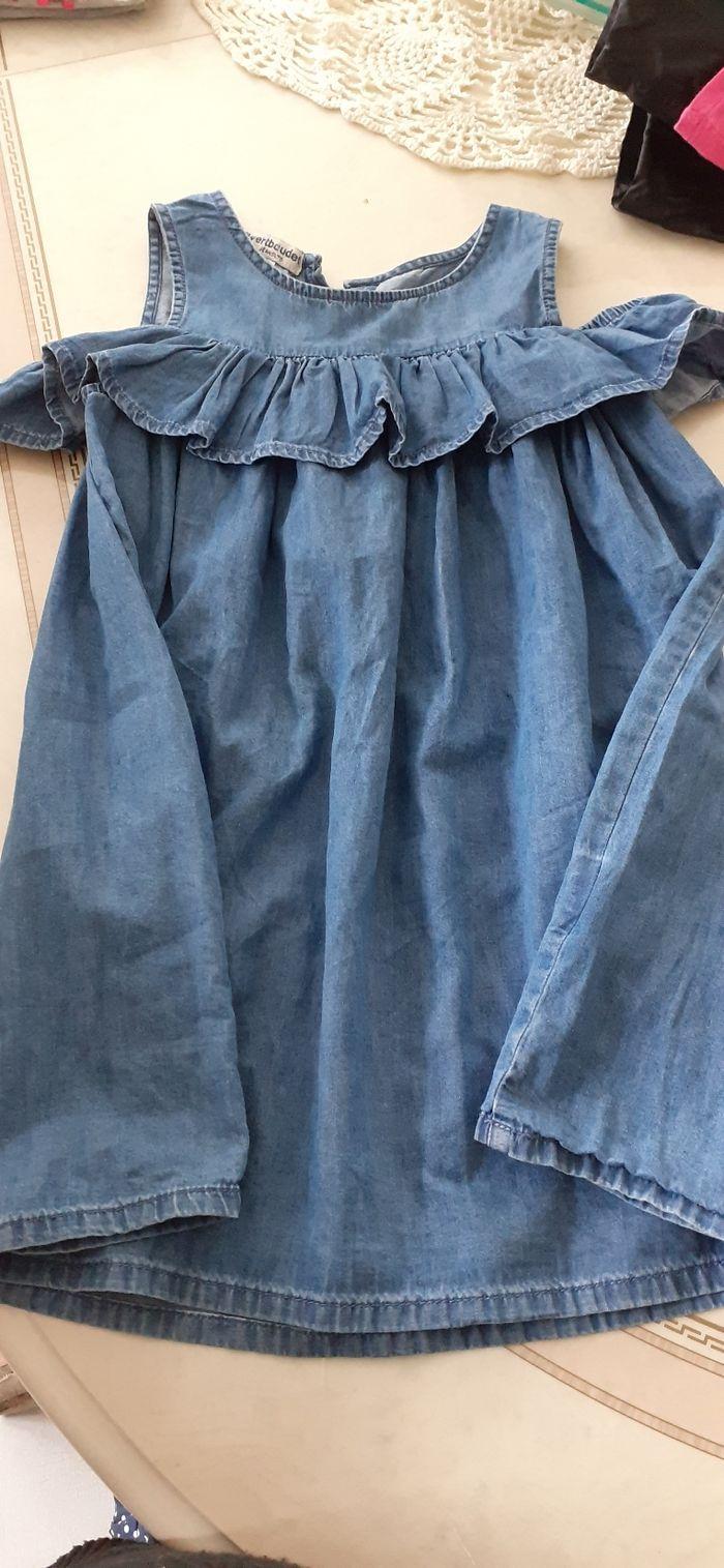 Robe en jeans printemps et été