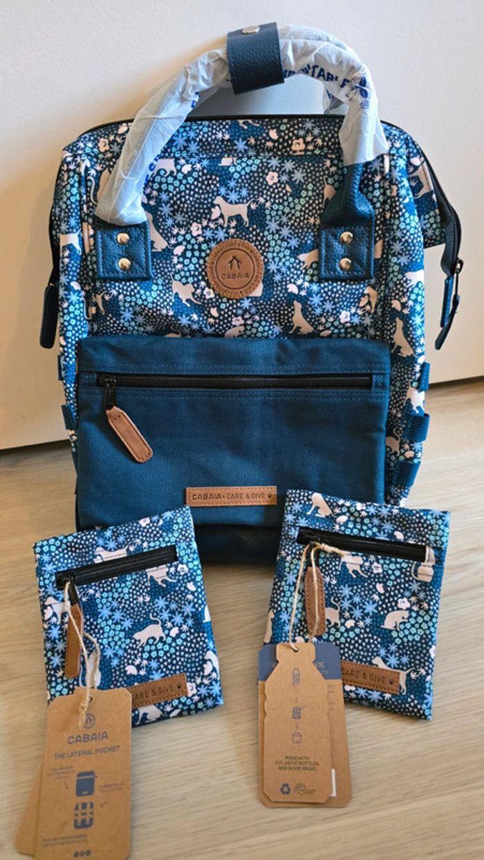 Sac à dos cabaia spa bleu - photo numéro 1