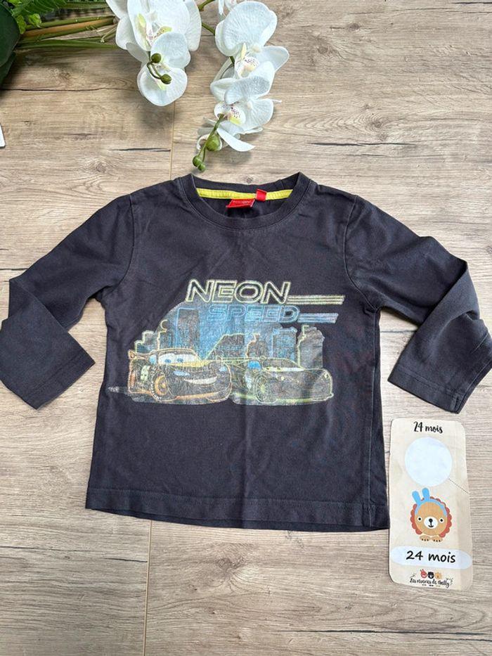 Tee shirt cars 24mois - photo numéro 1