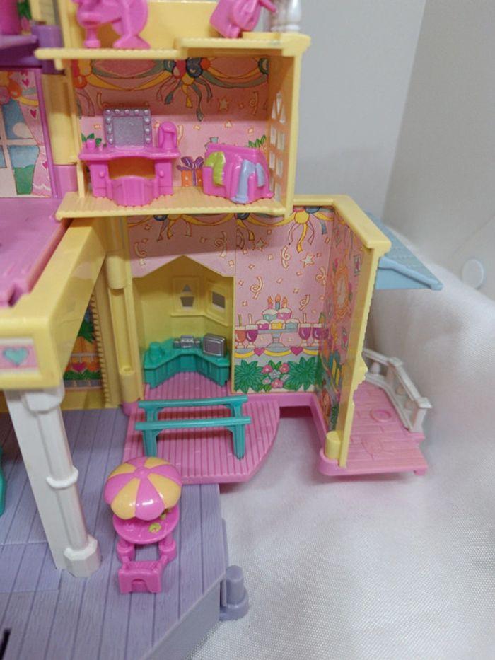 Polly pocket bluebird grande maison jaune yellow clubhouse house accessoires danse dépliable - photo numéro 16