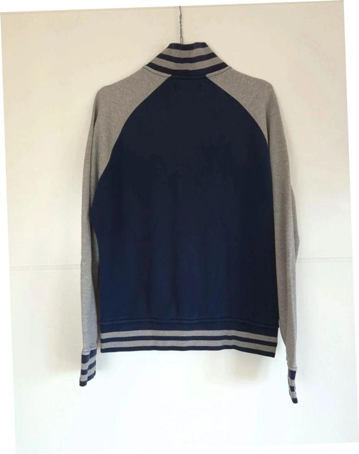 Blouson Ralph Lauren sweat taille M marine et gris - photo numéro 3