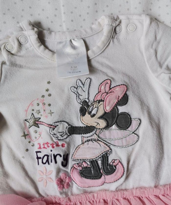 Robe bodie de disney taille 0/3 mois - photo numéro 3