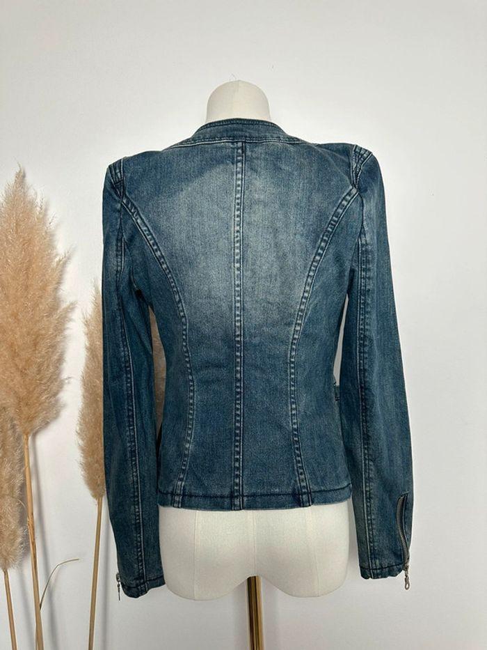 🌸Veste jean vintage - style Y2K - avec strass 🌸 - photo numéro 7