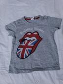 T-shirt 9-12 mois rolling Stones by H&M maillot fille