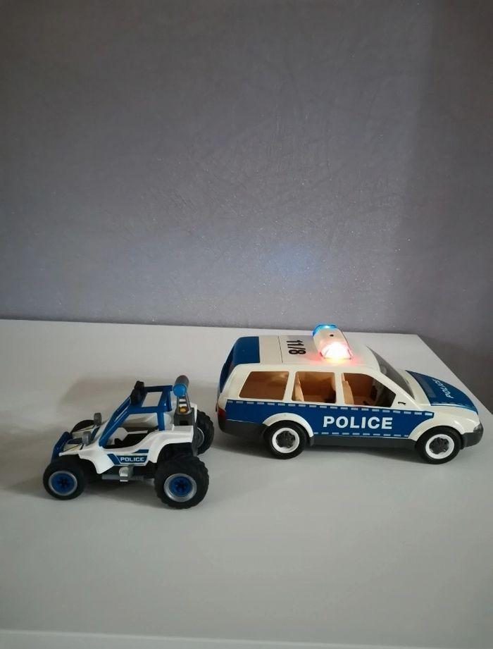 Voiture et buggy de police playmobil - photo numéro 5