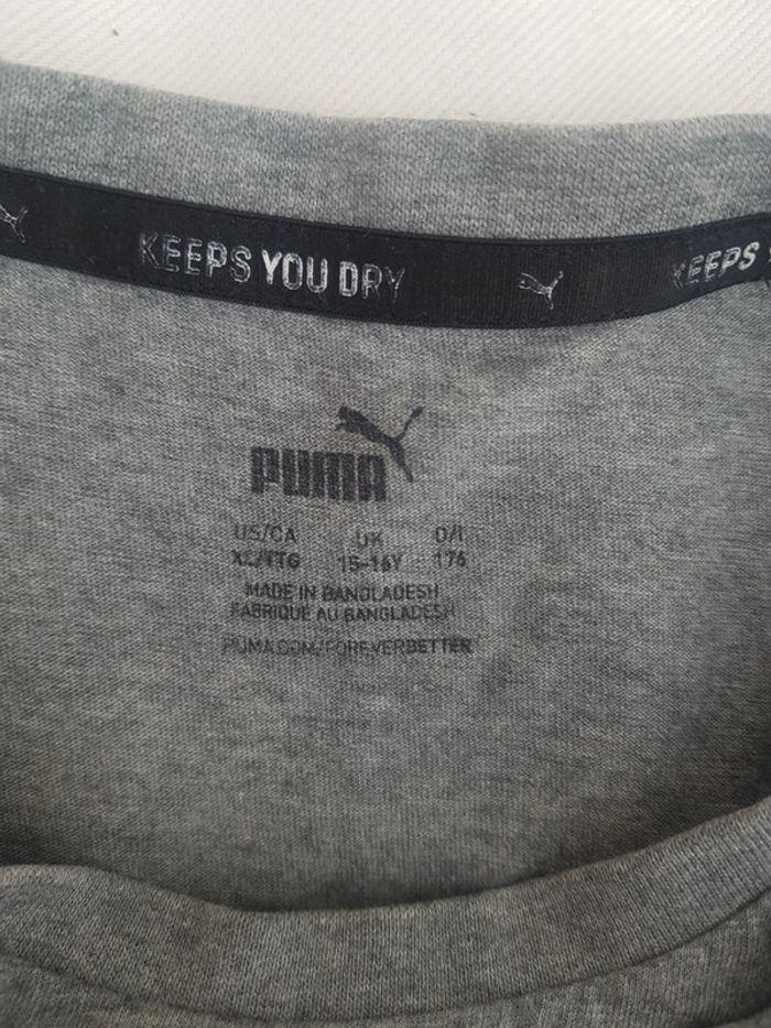 T-shirt puma gris 15-16ans - photo numéro 2