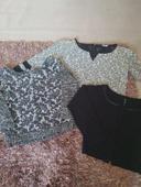 Lot de 3 hauts femme taille 34-36