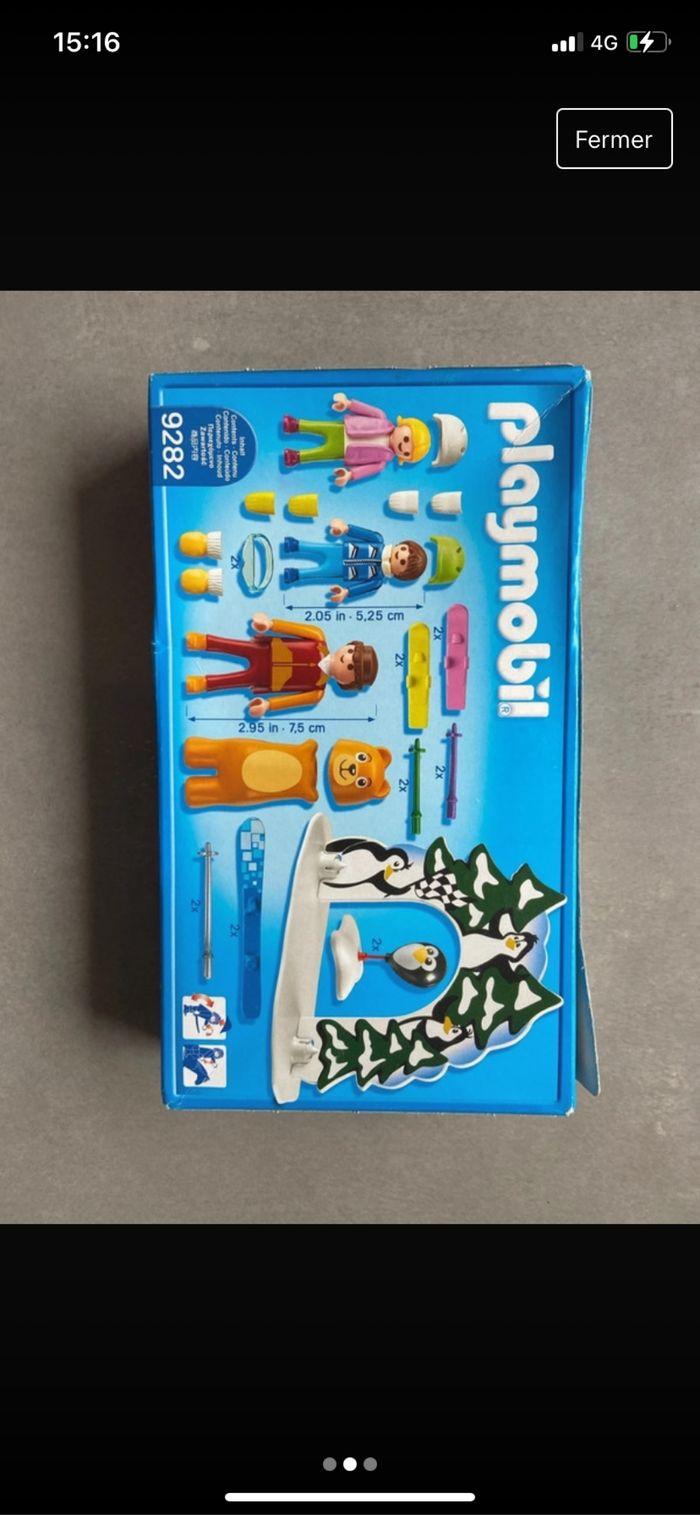 Boîte Playmobil NEUVE 9282 Cours de Ski - photo numéro 3