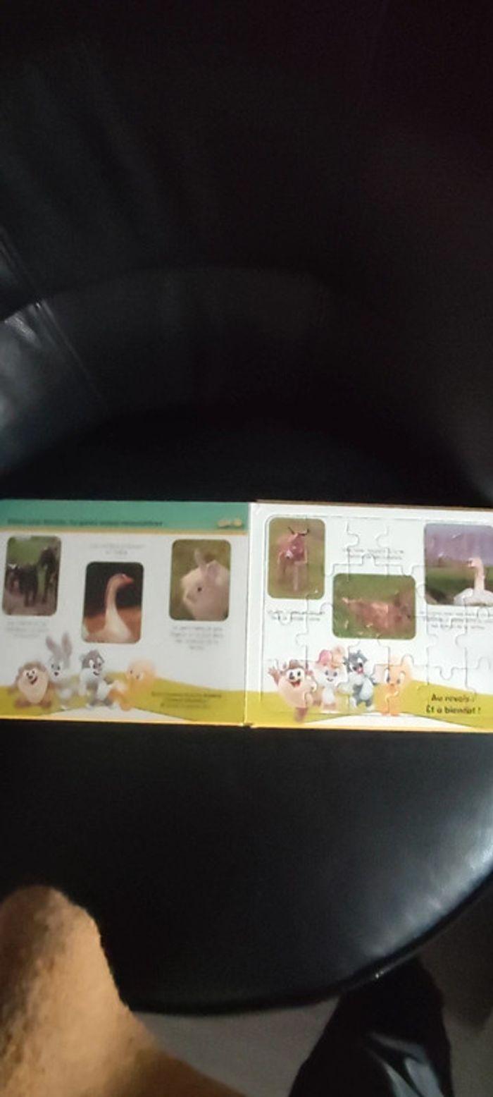 Livre avec 5 puzzles Les animaux de la ferme - photo numéro 8