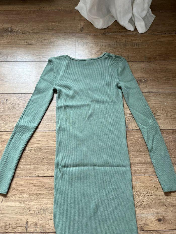 Robe longue taille S élastique vert pale - photo numéro 5