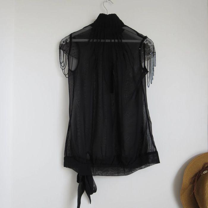 Blouse transparente Noire - photo numéro 5