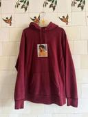 Hoodie Suprême Aliwharol Bordeaux