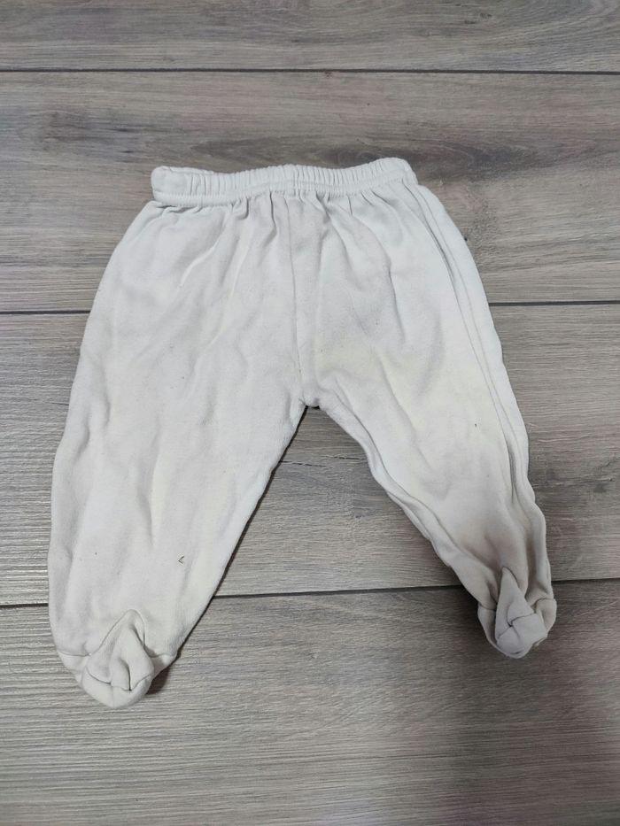 Pantalon 1 mois mixte blanc bon état