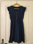 robe bleue shein