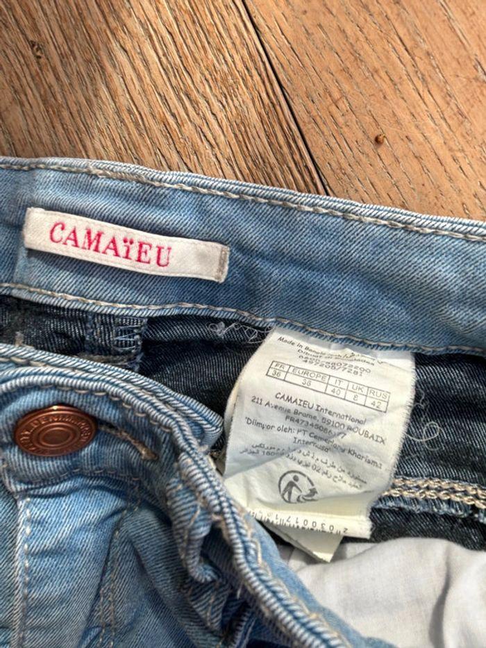 Jean skinny bleu clair Camaïeu T36 - photo numéro 3