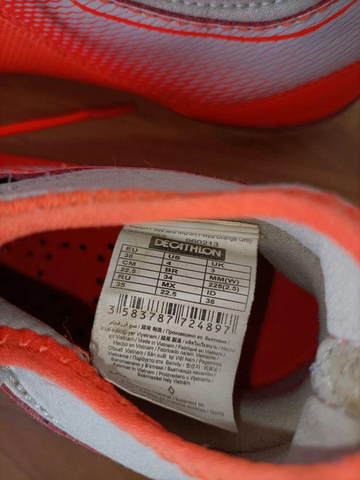 Chaussures de foot rouge 36 Décathlon - photo numéro 4