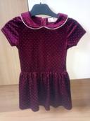 Robe rouge bordeaux